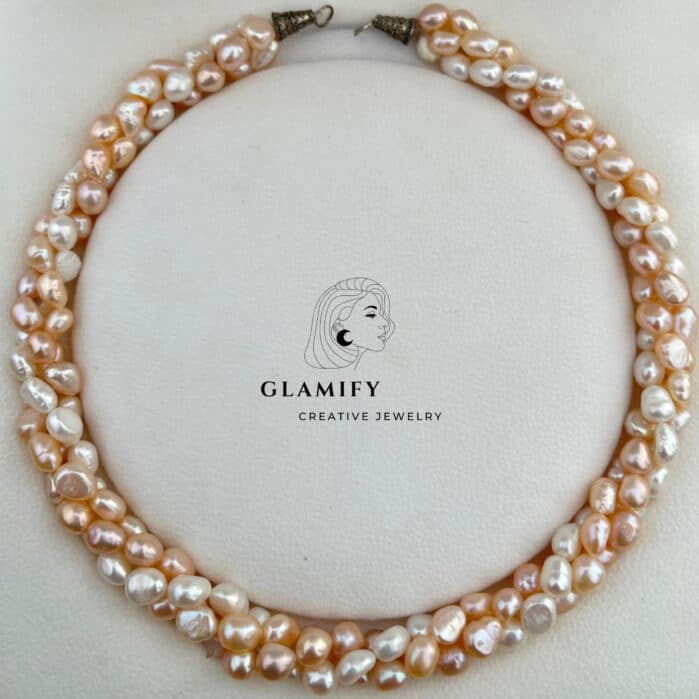 Freshwater Pearls Multi Strand Necklace - Image 3
