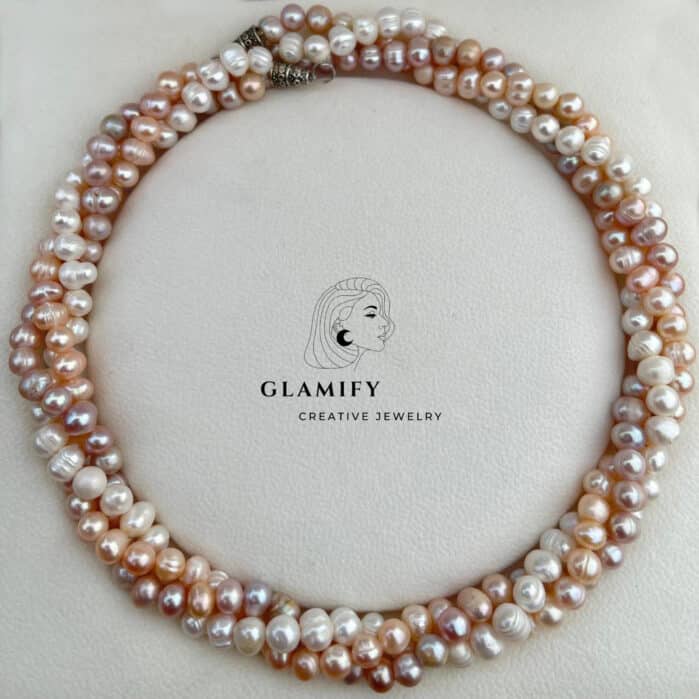 Freshwater Pearls Multi Strand Necklace - Image 5