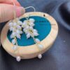 Elegant Rice White Freshwater Pearl Hook Earrings