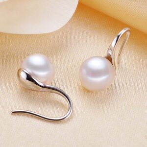 Natural Freshwater Pearl Earrings for Women.