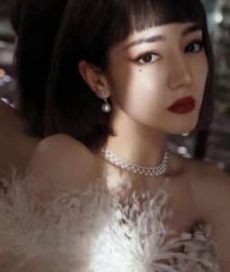 Women‘s natural Freshwater Color Pearl Clavicle Necklace