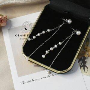 Freshwater Pearl Long Tassel Earrings