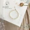 2 Layered Freshwater Pearl Bracelet, White Pearl Bracelet