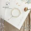 2 Layered Freshwater Pearl Bracelet, White Pearl Bracelet - Image 3