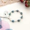 Natural freshwater pearl bracelet 925 Sterling silver beads handmade Jewelry for Women - Image 2