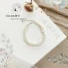 2 Layered Freshwater Pearl Bracelet, White Pearl Bracelet - Image 8