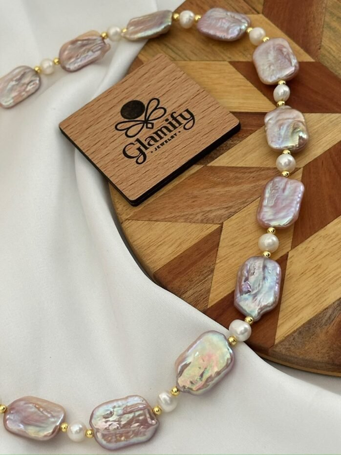 Baroque Pearl Necklace Bangladesh - GlamifyBD