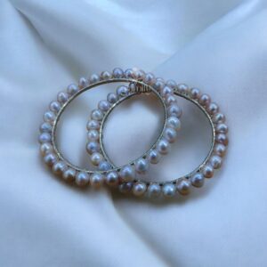 Fresh Water Pearl soft purple Color Fresh Water Pearl Churi - 2.8