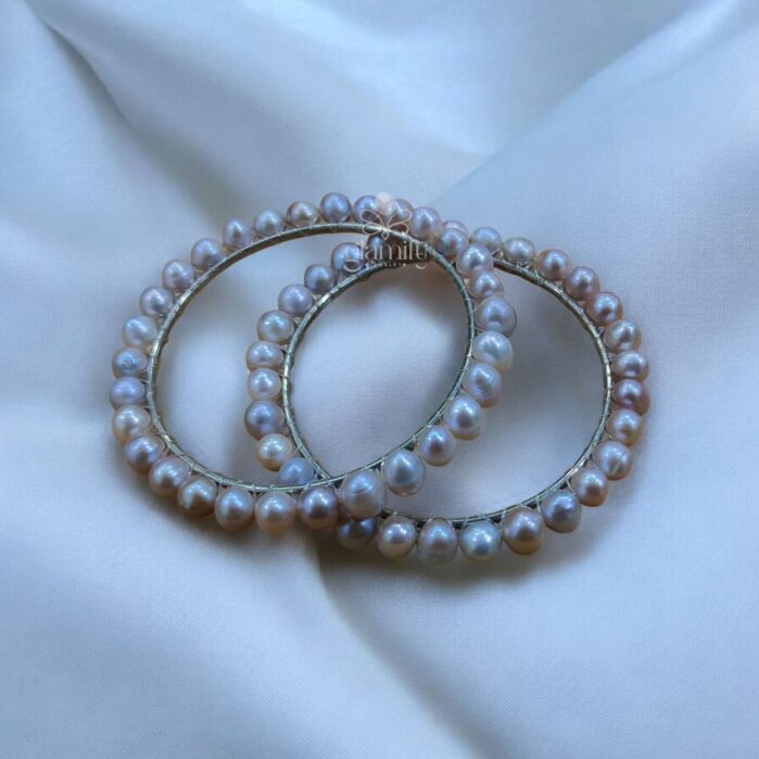 Fresh Water Pearl soft purple Color Fresh Water Pearl Churi