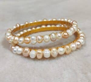 Fresh Water Pearl Multi Color Fresh Water Pearl Churi - 2.8