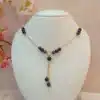 Natural Freshwater Pearl Necklace Black Color for Women