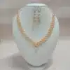 Modern Opulence: Distinctive 7-8mm Pearl Necklace Set