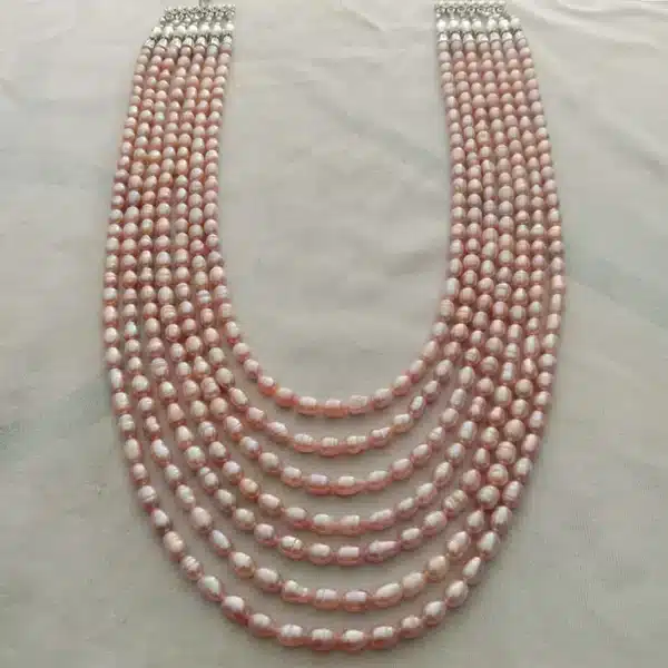 Freshwater Laurel Rice Pearls 5-7mm Irregular 35cm Strand - DIY Jewelry