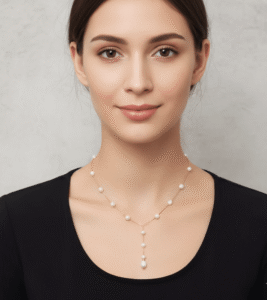 Natural Freshwater Pearl Pendant Necklace Jewelry for Women