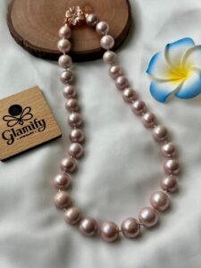 Original Sea pearls Purple Color 12-14 MM