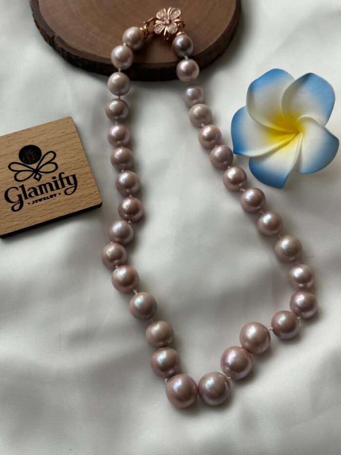 Original Sea pearls Purple Color 12-14 MM - Image 3