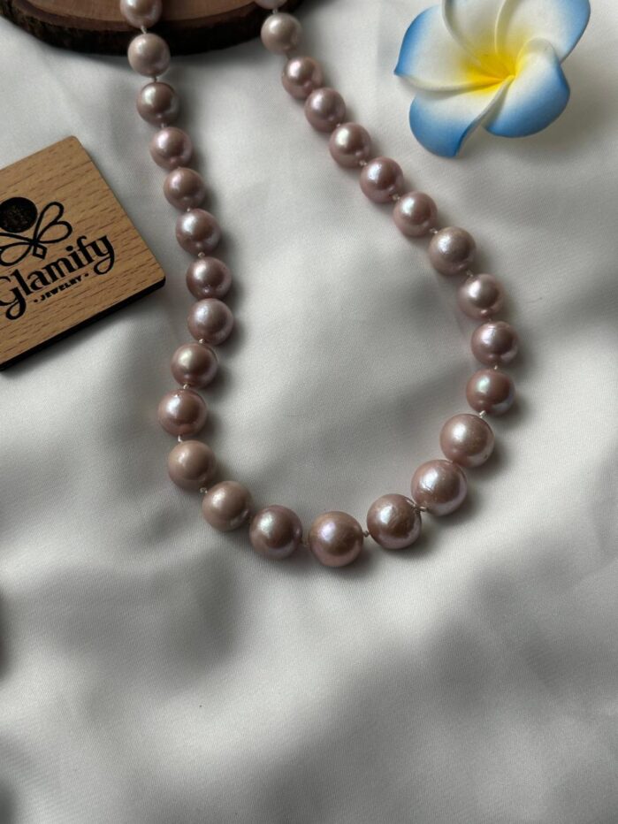 Original Sea pearls Purple Color 12-14 MM - Image 4