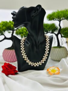 Multi-Strand Freshwater Pearl Necklace - Layered Mixed Colors