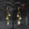 Exquisite Golden Elegance Pearl Drop Earrings - Image 7