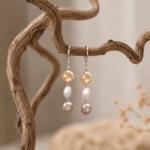 Coin Pearl Earrings