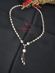 Handcrafted AAA Rice & Coin Pearl Necklace