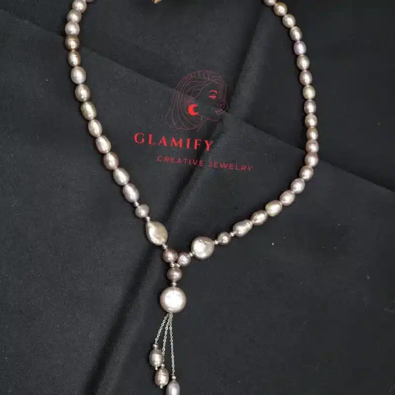 𝑹𝒊𝒄𝒆 𝒑𝒆𝒂𝒓𝒍 𝒂𝒏𝒅 𝒄𝒐𝒊𝒏 𝒑𝒆𝒂𝒓𝒍 - 𝒂 𝒔𝒕𝒖𝒏𝒏𝒊𝒏𝒈 𝒄𝒐𝒎𝒃𝒊𝒏𝒂𝒕𝒊𝒐𝒏 𝑵𝒆𝒄𝒌𝒍𝒂𝒄𝒆