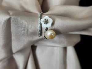 Freshwater Pearl Adjustable Finger Ring