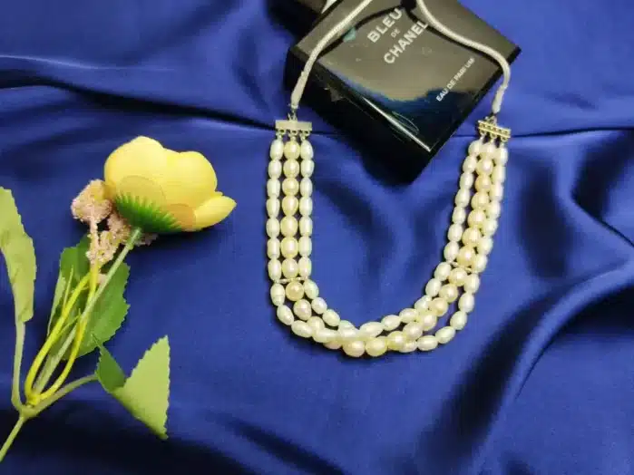 Classic AAA Grade Rice Pearl Choker (8-9mm) - Image 5
