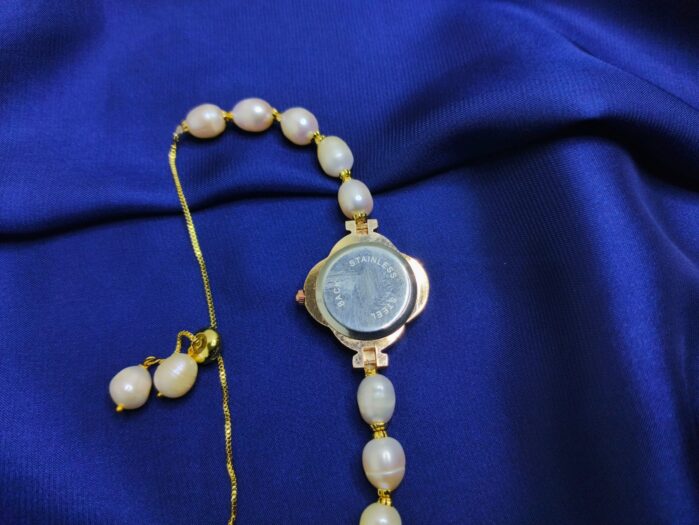 Freshwater Pearl Watch for Women – Adjustable & Water-Resistant - Image 4