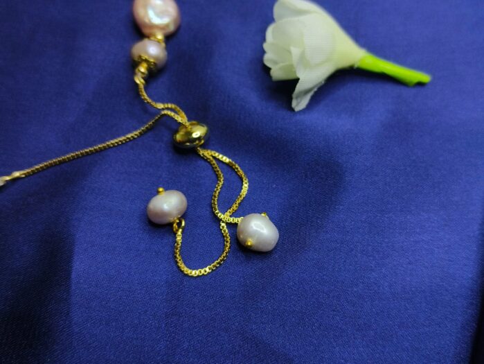 Freshwater Pearl Adjustable Bracelet – Elegant & Unique - Image 4