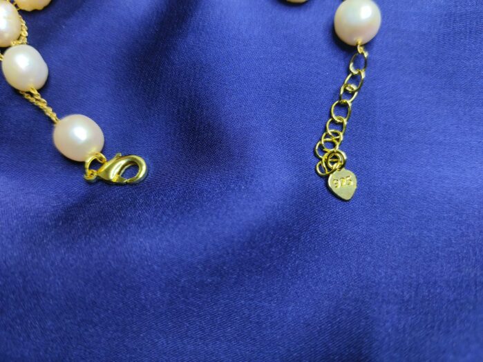 Freshwater Pearl Bracelet – Timeless & Adjustable - Image 3