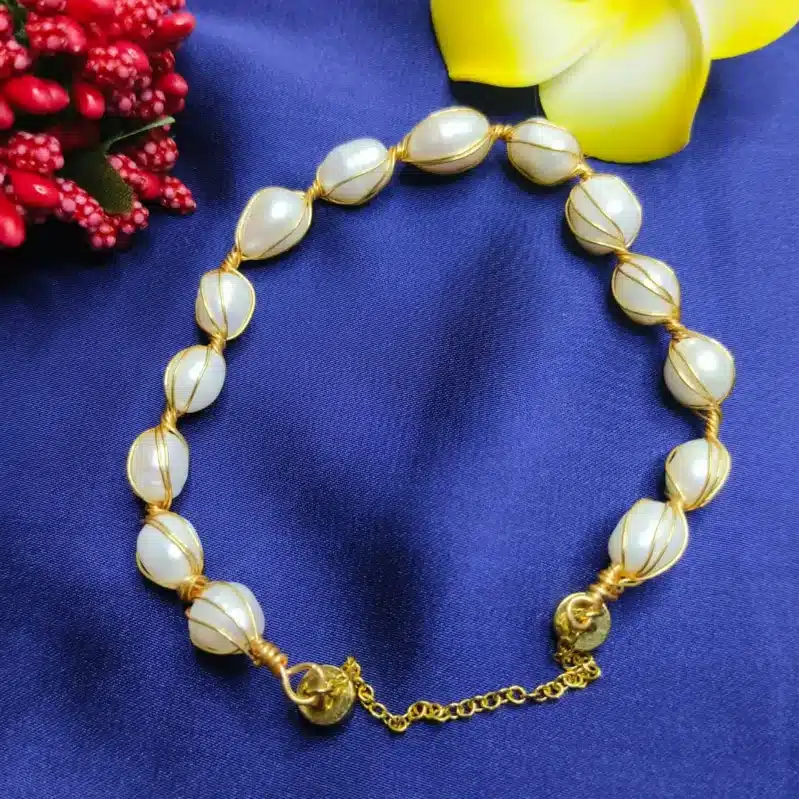 Freshwater Pearl Adjustable Bracelet – Simple & Classic