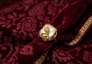 Golden Touch Mother of Pearl Ring