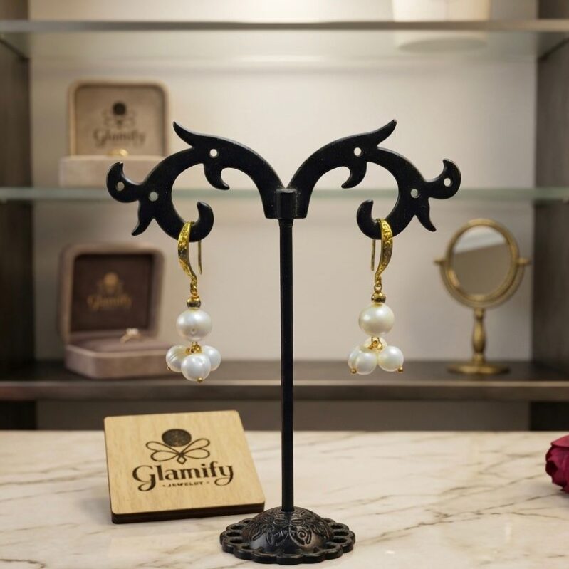 Freshwater Pearl Earrings – Classic White