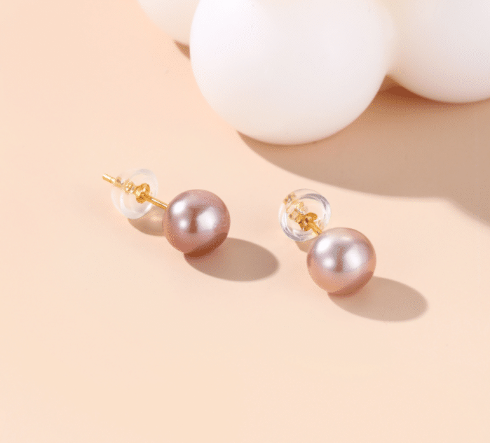 100% Genuine Natural Freshwater Pearl Top Earrings 925 Sterling Silver for Korea Trend - Image 4