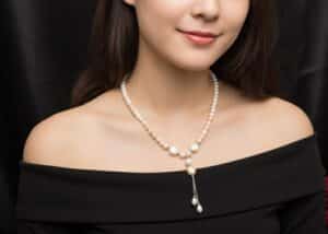 Rice Pearl and Coin Pearl Handmade Necklace – Mix color