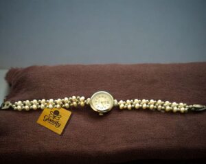 Women's Freshwater Pearl Bracelet Watch - Waterproof