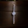 Luxury Freshwater Pearl Bracelet Watch for Women – Quartz Movement with Crystal Bezel - Image 2