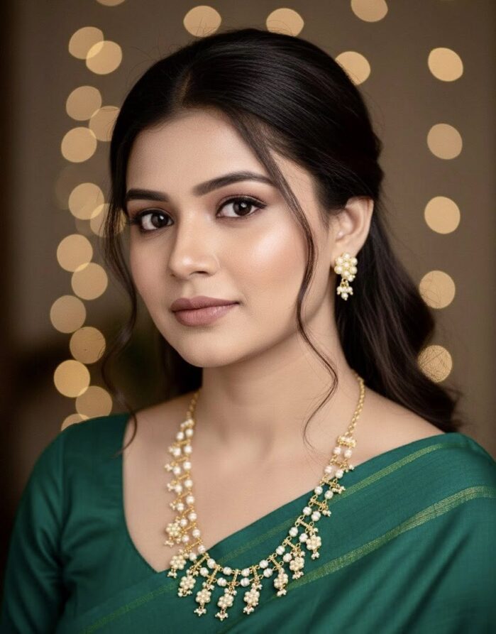 Delicate Freshwater Pearl Choker & Earrings Set - 2.5/3mm pearls - Image 6