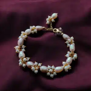 Adjustable Multicolor Freshwater Pearl Adjustable Bracelet (7mm & 4mm)