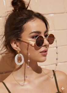 Original Purple Pearl Glass Holder Necklace