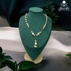 Pink & Purple Pearl Lariat Necklace | AAA Grade | 18 Inch