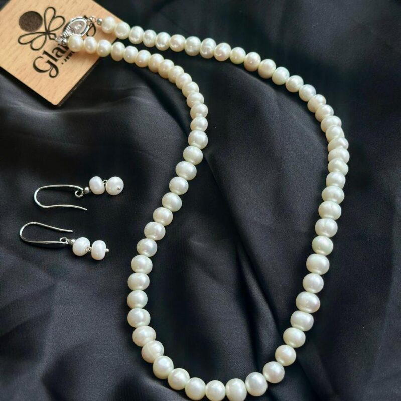 Genuine AAAA Grade Freshwater Pearl Necklace - 17 Inch