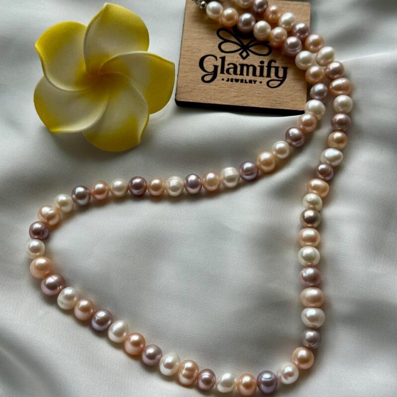 AAA Grade Multi-Color Freshwater Pearl Necklace