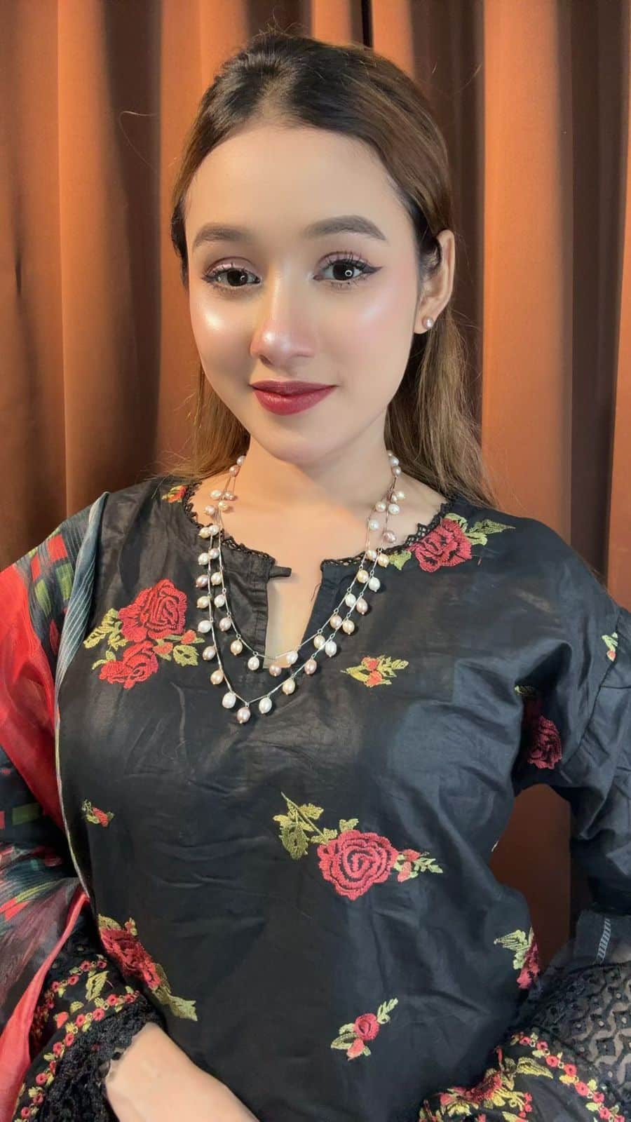 Multi-Color Rice Pearl Double-Layer Necklace | 7-8mm - Image 5