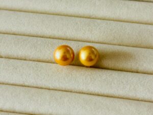 Original Golden South Sea Pearl Tops | Round Shape | 12mm+ Luxury Pearls