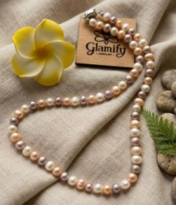 AAA Grade Multi-Color Freshwater Pearl Necklace