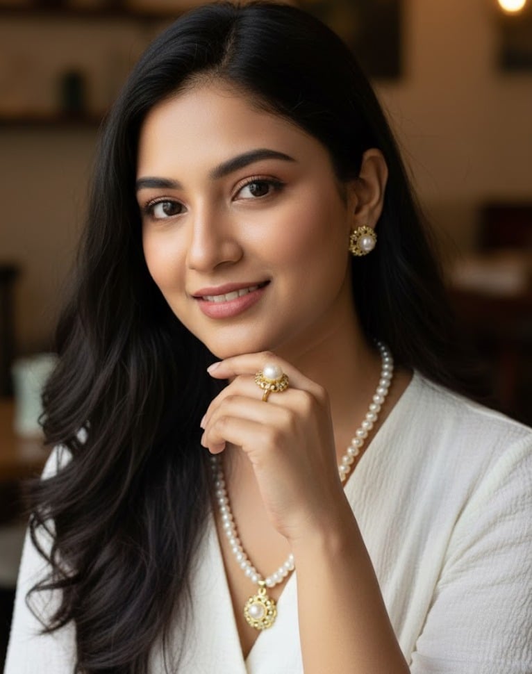 5mm Button Pearl Combo Set (White Colour) - Image 5