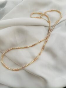 AAA Grade Freshwater Multicolor Pearl Necklace – 5mm | 27 Inch Gold Plated Adjustable