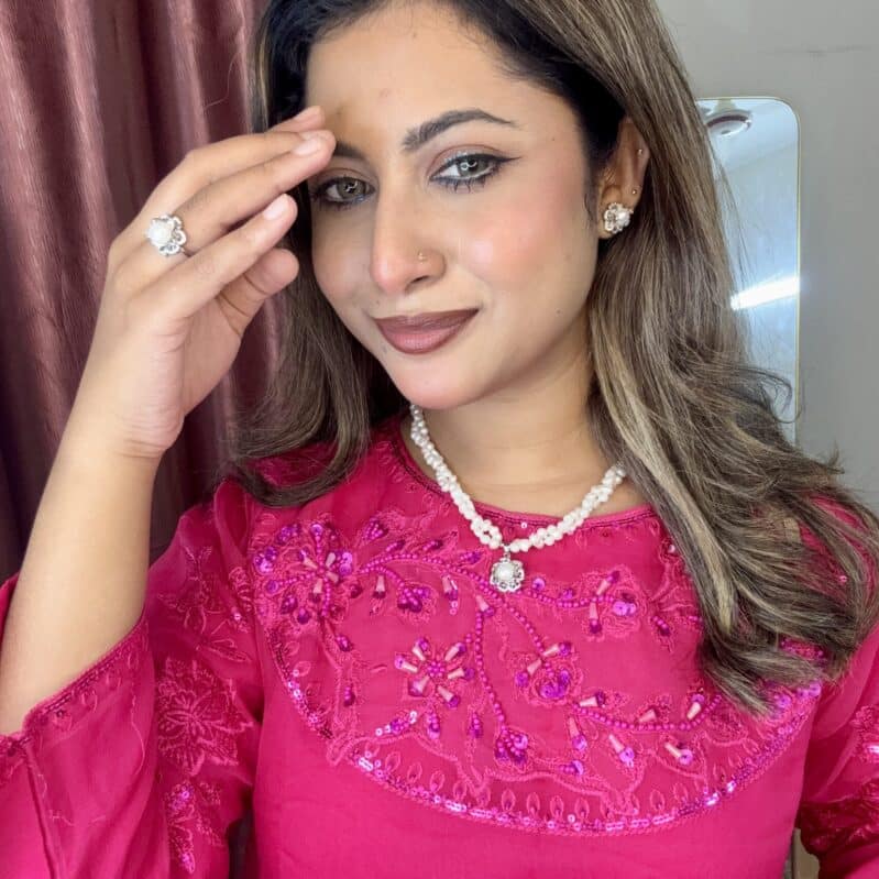 Freshwater Pearl Necklace Set with Matching Earrings & Ring